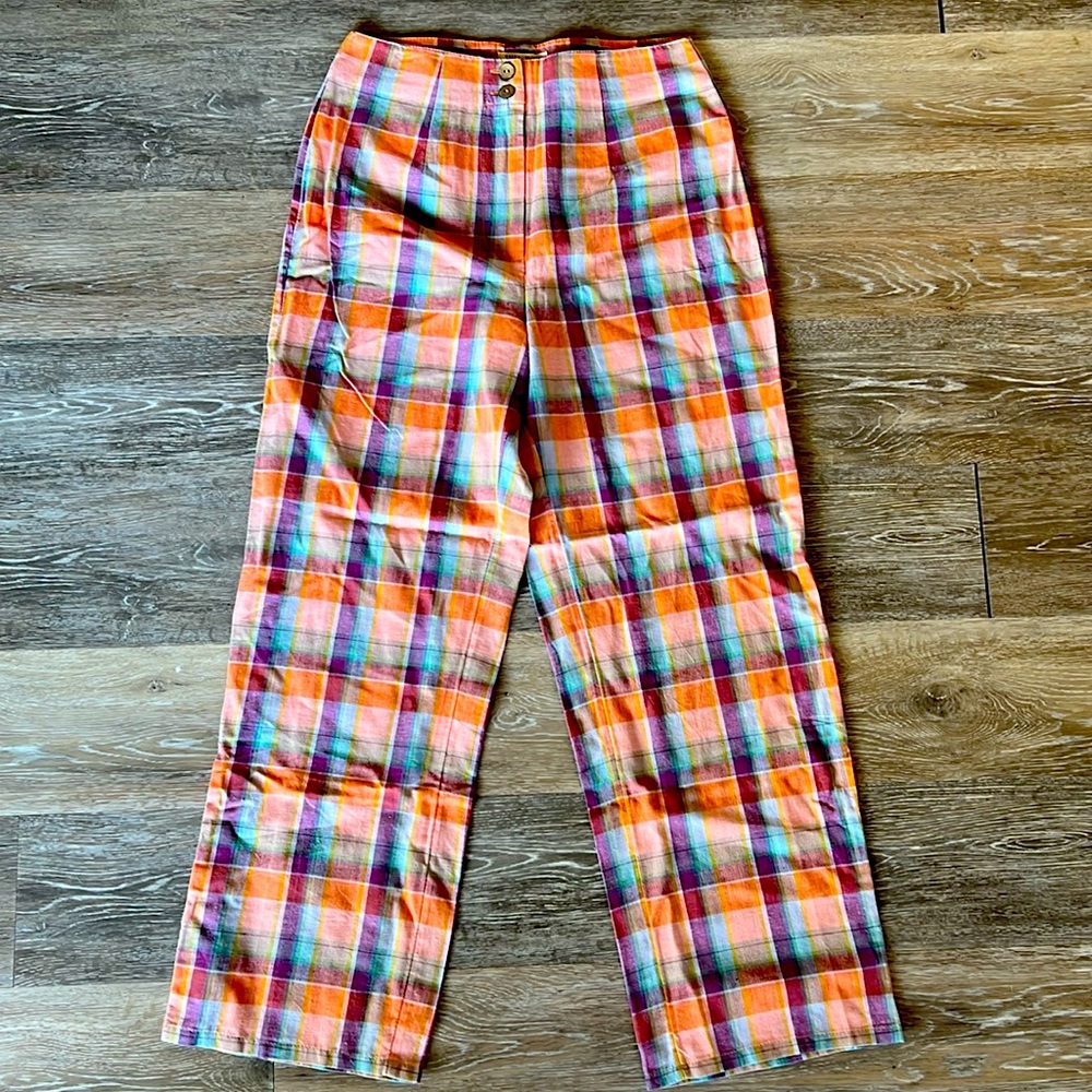 Billabong plaid Salty Blonde pants